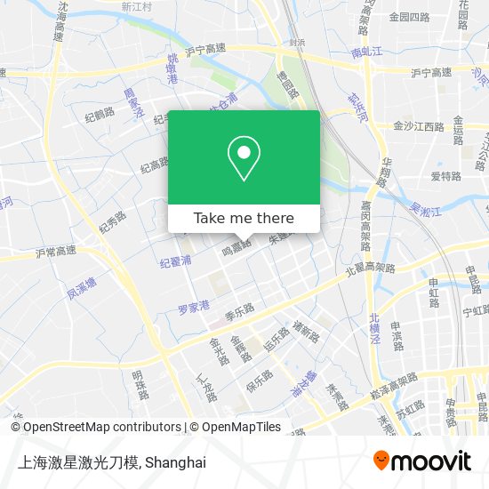 上海激星激光刀模 map