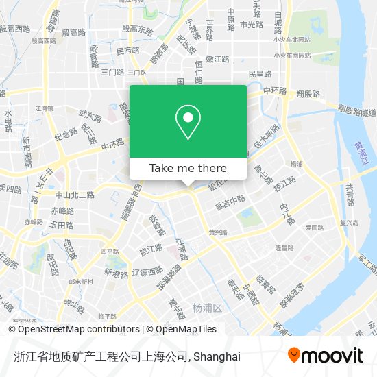 浙江省地质矿产工程公司上海公司 map