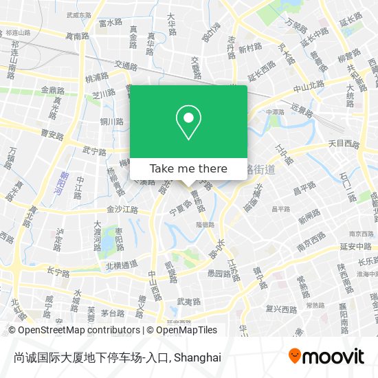 尚诚国际大厦地下停车场-入口 map