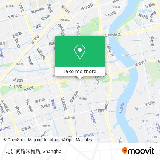 老沪闵路朱梅路 map