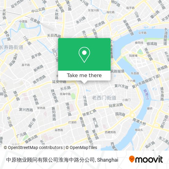 中原物业顾问有限公司淮海中路分公司 map