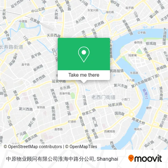 中原物业顾问有限公司淮海中路分公司 map