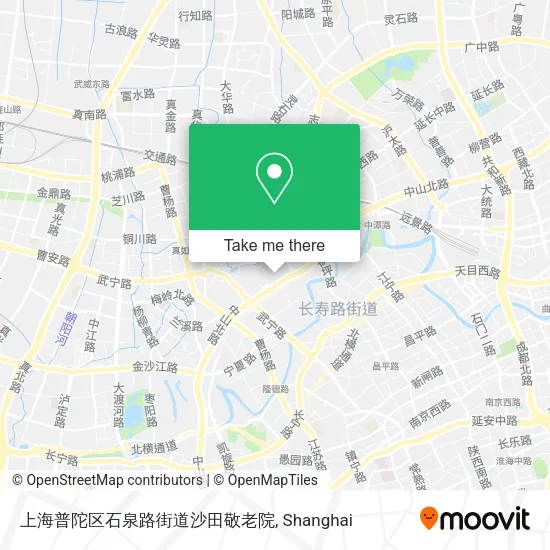 上海普陀区石泉路街道沙田敬老院 map