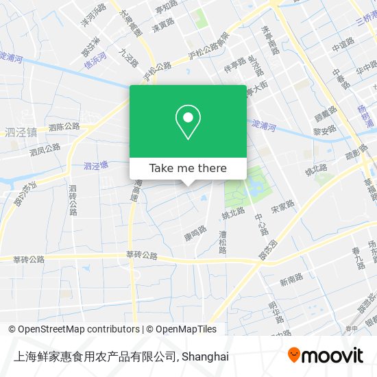 上海鲜家惠食用农产品有限公司 map