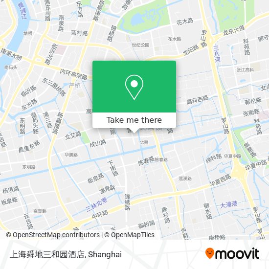 上海舜地三和园酒店 map