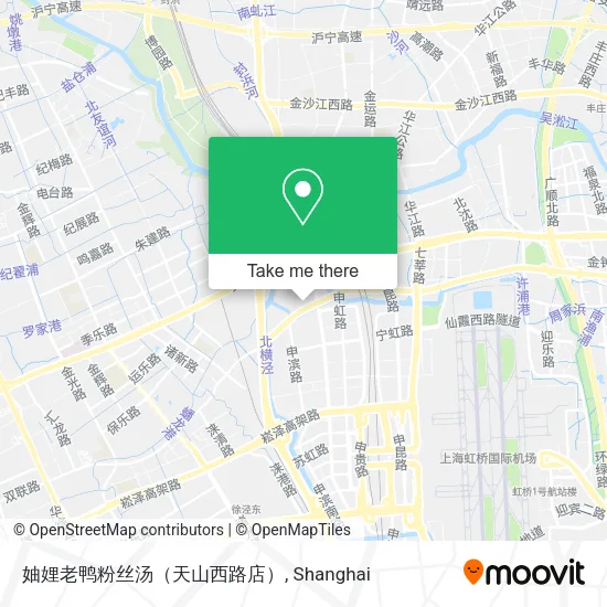 妯娌老鸭粉丝汤（天山西路店） map