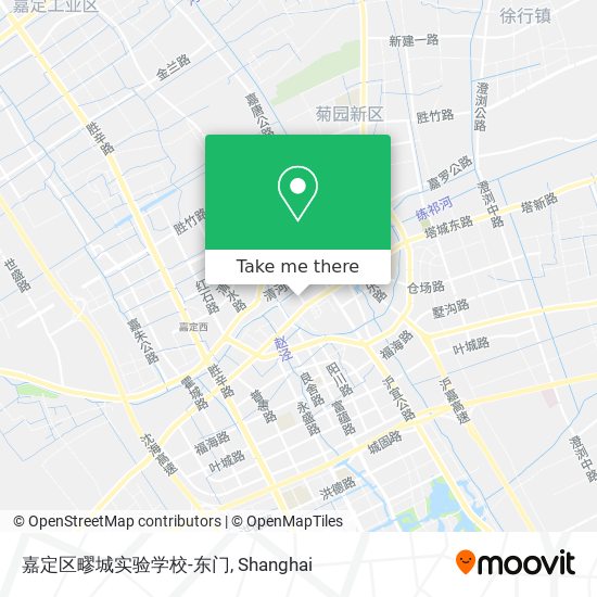 嘉定区疁城实验学校-东门 map