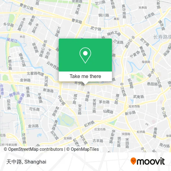 天中路 map