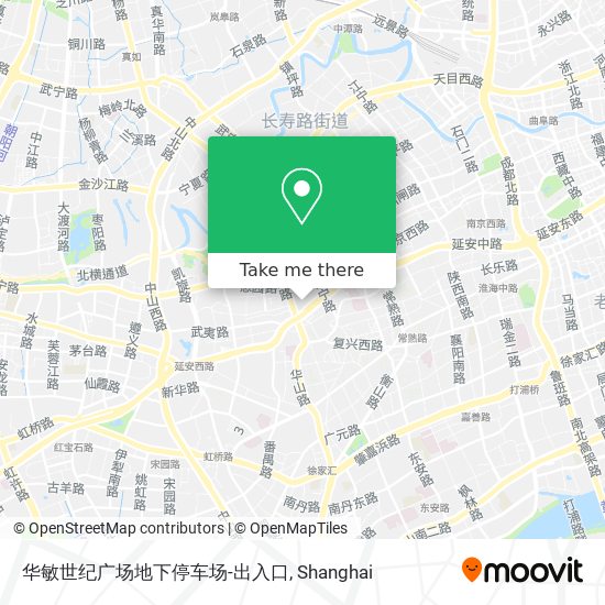 华敏世纪广场地下停车场-出入口 map