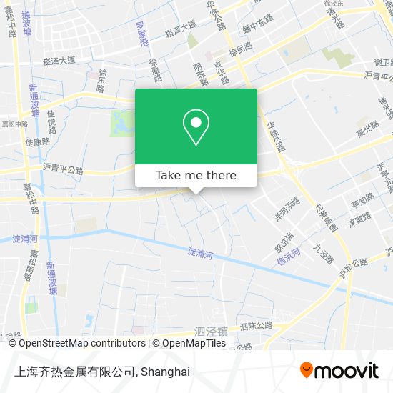 上海齐热金属有限公司 map