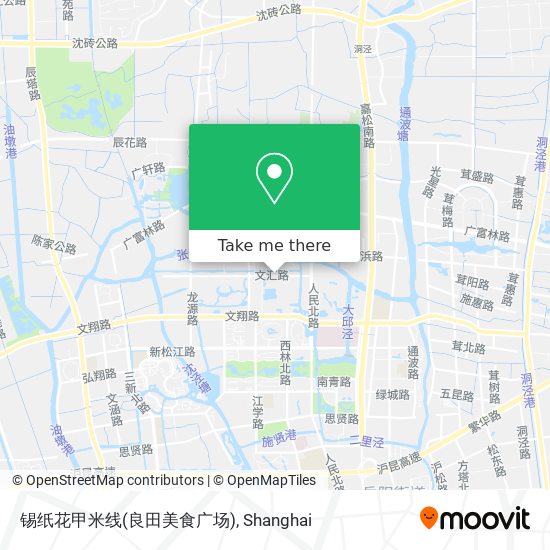 锡纸花甲米线(良田美食广场) map