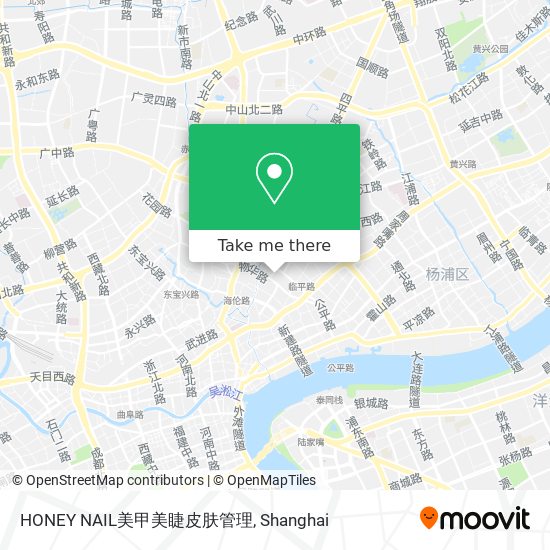 HONEY NAIL美甲美睫皮肤管理 map