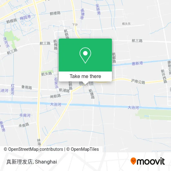 真新理发店 map