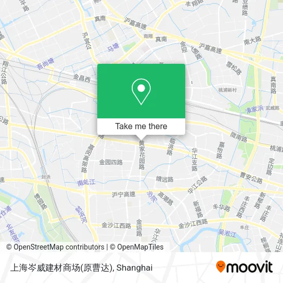 上海岑威建材商场(原曹达) map