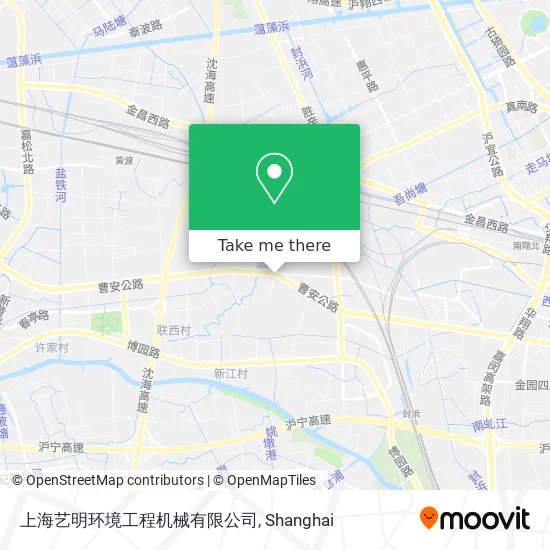 上海艺明环境工程机械有限公司 map