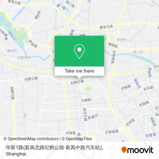 华新1路(新凤北路纪鹤公路-新凤中路汽车站) map