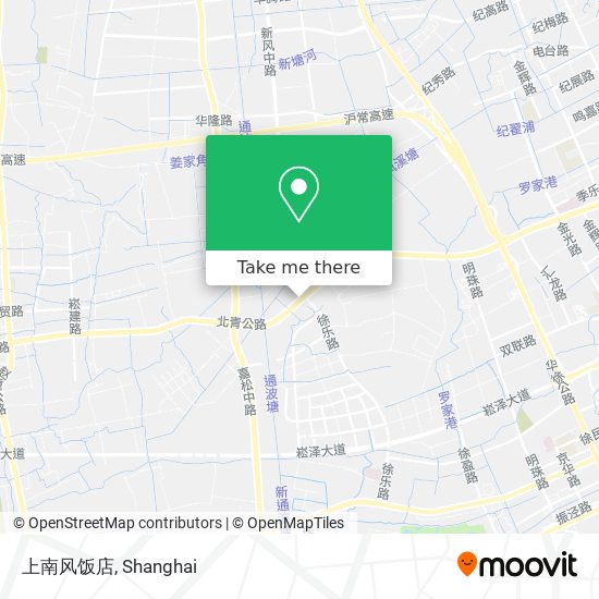 上南风饭店 map