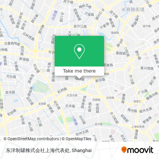 东洋制罐株式会社上海代表处 map