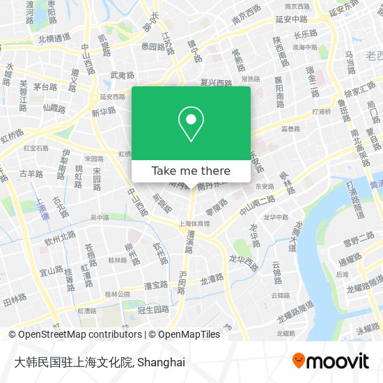 大韩民国驻上海文化院 map