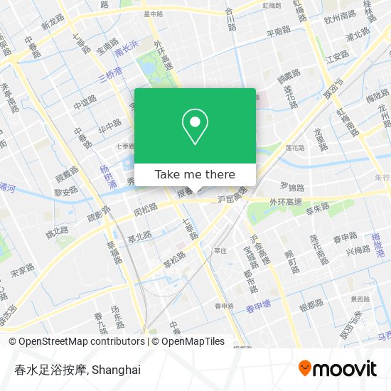 春水足浴按摩 map