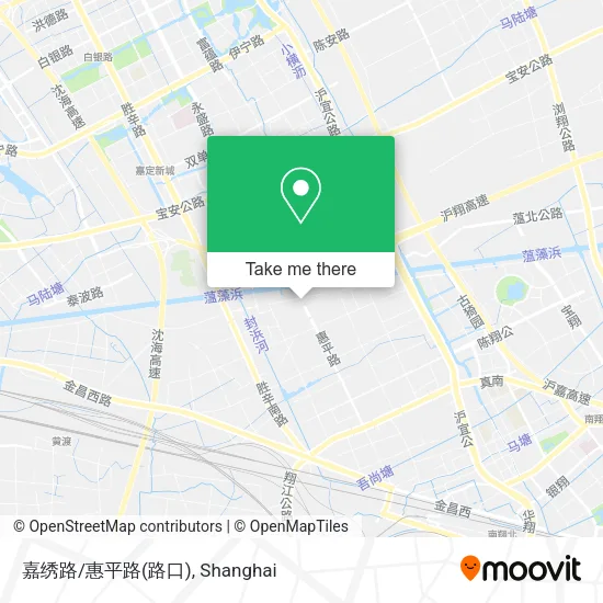 嘉绣路/惠平路(路口) map
