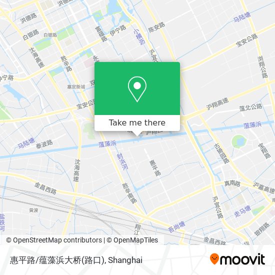 惠平路/蕴藻浜大桥(路口) map