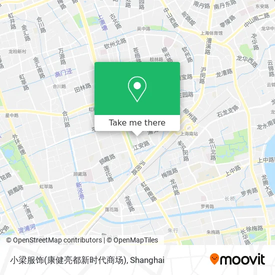 小梁服饰(康健亮都新时代商场) map