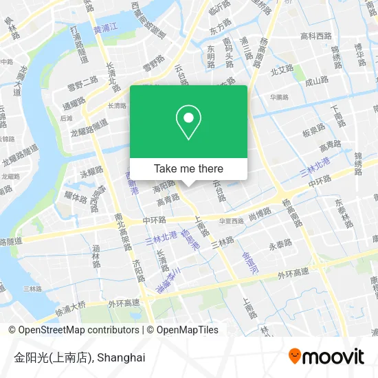 金阳光(上南店) map
