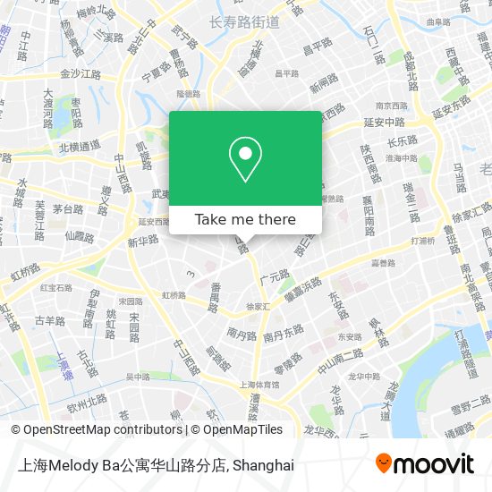 上海Melody Ba公寓华山路分店 map