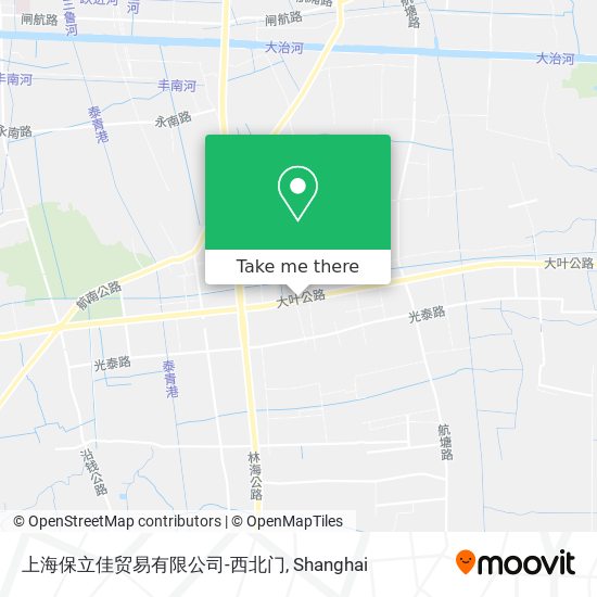 上海保立佳贸易有限公司-西北门 map