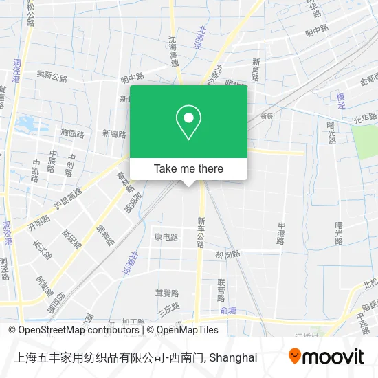 上海五丰家用纺织品有限公司-西南门 map