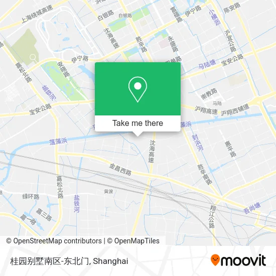 桂园别墅南区-东北门 map