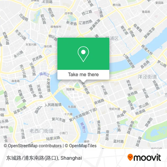 东城路/浦东南路(路口) map