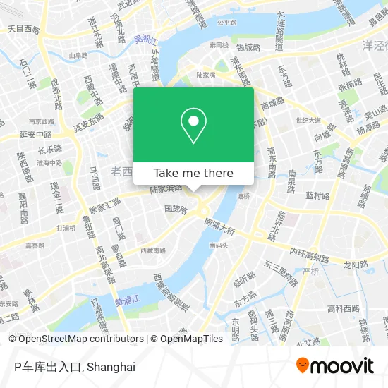 P车库出入口 map
