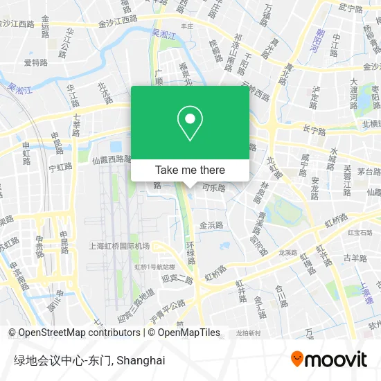 绿地会议中心-东门 map