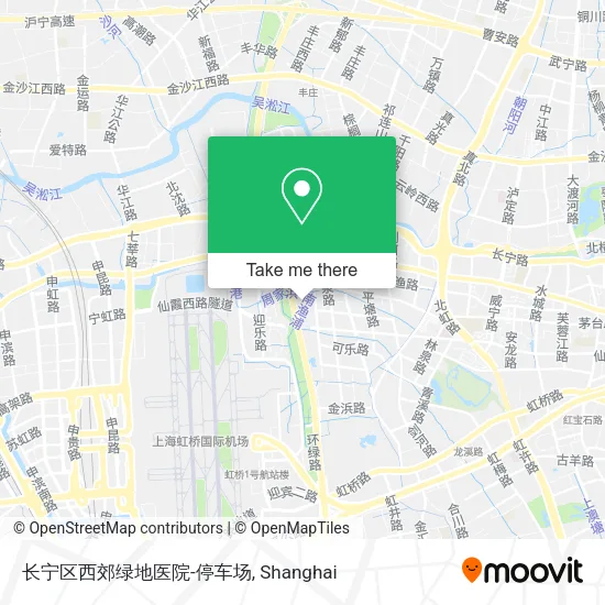 长宁区西郊绿地医院-停车场 map