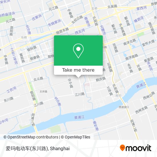 爱玛电动车(东川路) map