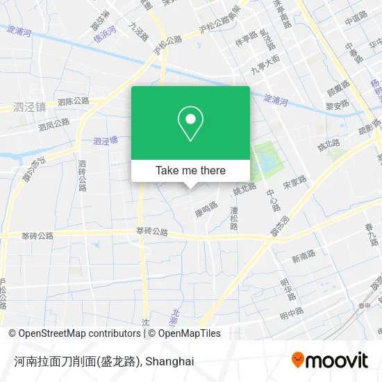 河南拉面刀削面(盛龙路) map
