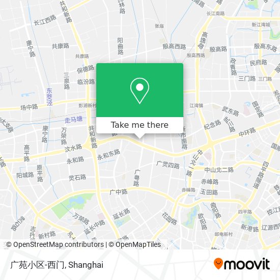 广苑小区-西门 map