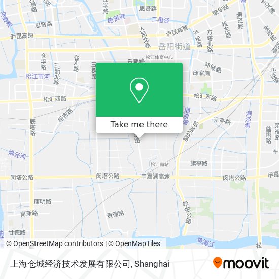 上海仓城经济技术发展有限公司 map