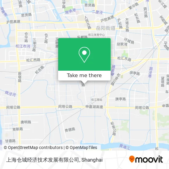 上海仓城经济技术发展有限公司 map