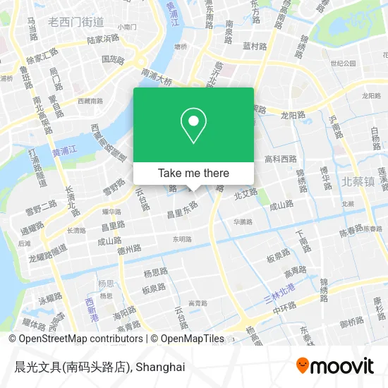 晨光文具(南码头路店) map