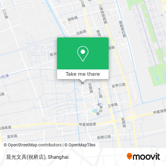 晨光文具(祝桥店) map