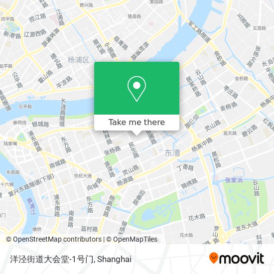 洋泾街道大会堂-1号门 map