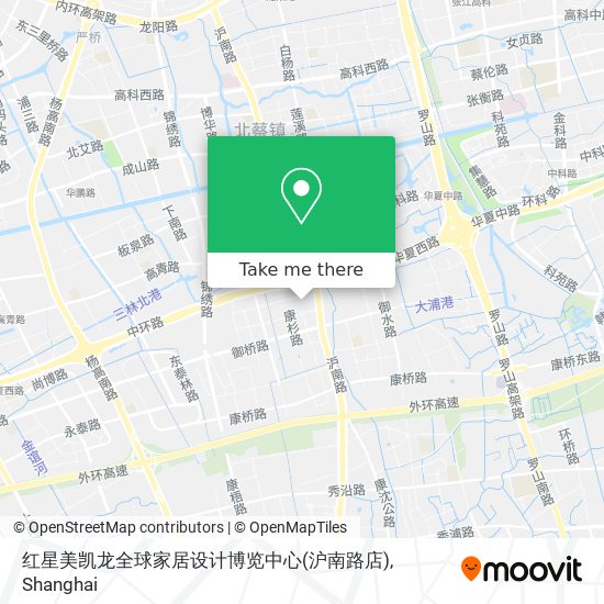 红星美凯龙全球家居设计博览中心(沪南路店) map
