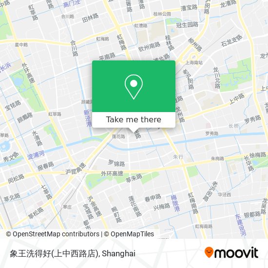 象王洗得好(上中西路店) map