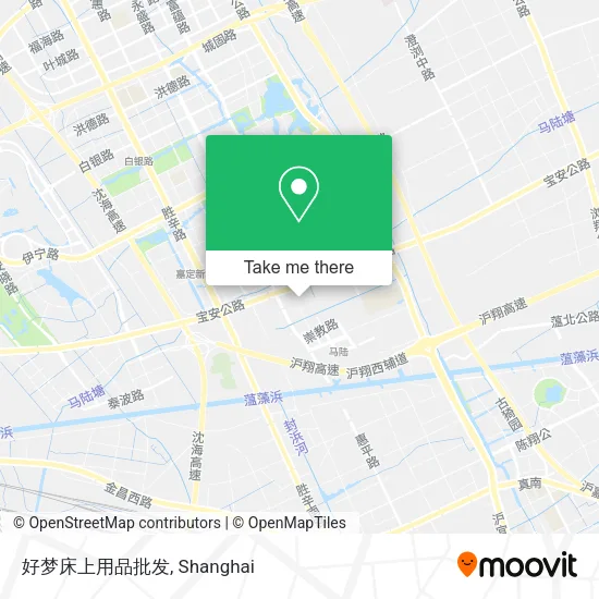 好梦床上用品批发 map