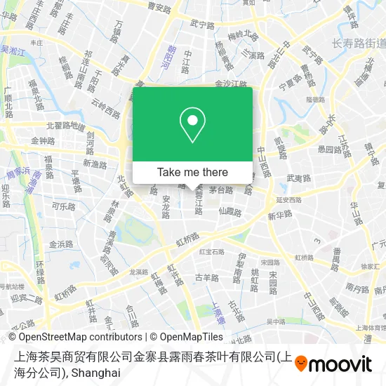 上海茶昊商贸有限公司金寨县露雨春茶叶有限公司(上海分公司) map