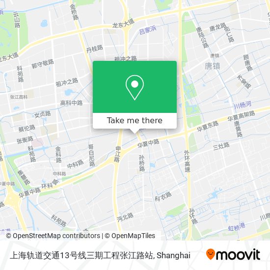 上海轨道交通13号线三期工程张江路站 map