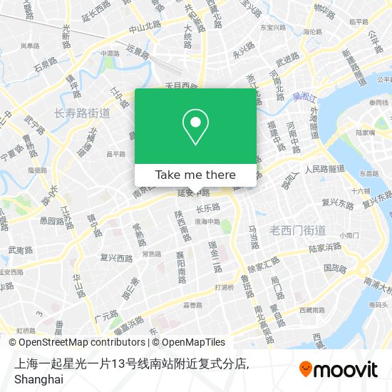上海一起星光一片13号线南站附近复式分店 map
